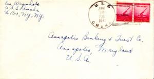 United States Ships 2c Defense (2) 1941 U.S.S. Omaha Type 3 CL 4 to Annapolis...