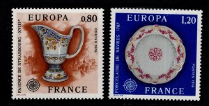 France Scott 1478-1479 MNH** Europa stamp set