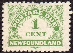 Newfoundland J1a - Mint-H - 1c Postage Due (Perf 10x10.5) (1939) (cv $7.00)