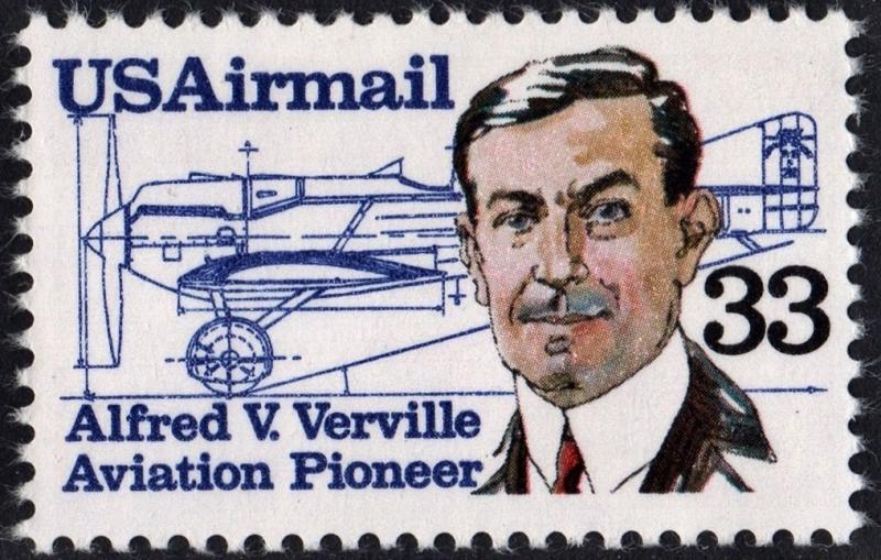 SC#C113 33¢ Alfred Verville: Aviation Pioneer (1985) MNH