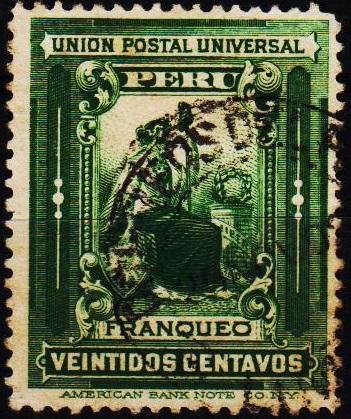 Peru. 1899 22c S.G.352 Fine Used