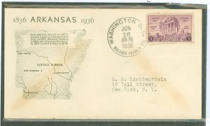 United States #782 On Cover