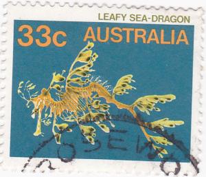 Australia 1984- Marine Life -Leafy Seadragon 33c used SG 926