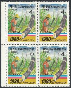 DOMINICAN REPUBLIC 828 MNH BLOCK OF 4 [D1]-2