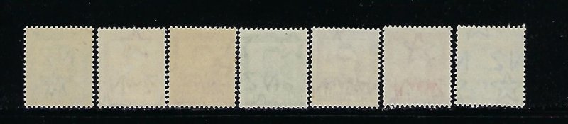 NEW ZEALAND SCOTT #226-228C 1938-44 GEORGE VI DEFINITIVES - MINT NEVER HINGED