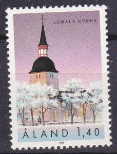 Finland-Aland Isls.    8 MNH 1988 1.40m Church