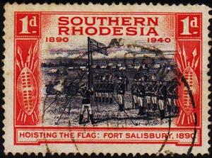Southern Rhodesia. 1940 1d S.G.54 Fine Used