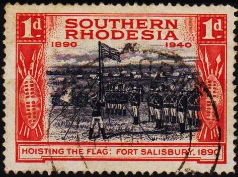 Southern Rhodesia. 1940 1d S.G.54 Fine Used