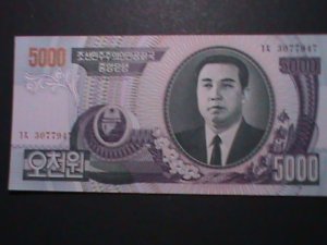 ​KOREA-2006 VERY OLD $5000-LEADER KIM II SUNG UN CIRCULATED-LAGREST CURRENCY