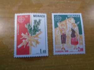 Monaco  #  1278-79  MNH