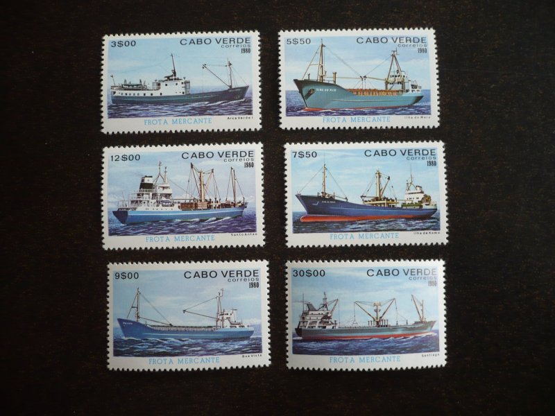 Stamps - Cape Verde - Scott# 422-427 - Mint Never Hinged Set of 6 Stamps