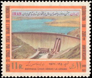 Iran #1605-1608, Complete Set(4), 1971, Dam, Never Hinged