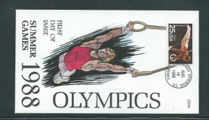 COLLINS CACHET COVER - SCOTT #2380 - 1988 OLYMPICS - AUG. 19, 1988