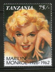 Tanzania 1992 Marilyn Monroe Sc 809 Music Film Actor Cinema MNH ++ 1728
