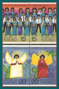 Nauru 1976 Christmas, MNH  #146-149,SG155-SG158