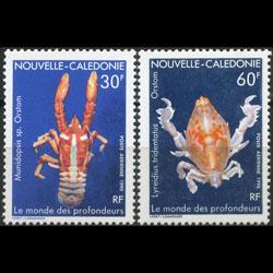 NEW CALEDONIA 1990 - Scott# C220-1 Marine Life Set of 2 NH