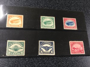 US C1-6 Airmail VF / Mint Never Hinged