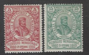 Italy  SC#117-118 Mint F-VF SCV$350.00....Great Opportunity!!