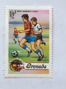 Grenada – 1974 –Single “Soccer” Stamp – SC# 553 – MLH