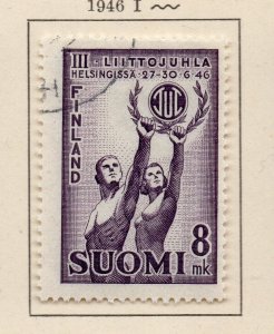 Finland 1945 Early Issue Fine Used 8mk. NW-269307