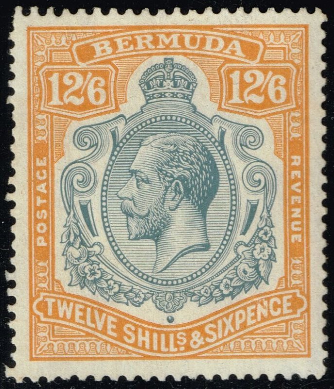 Bermuda #97 King George V; Unused (2Stars)