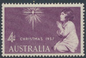 Australia   SC#  307  MLH  Christmas   see details & scans