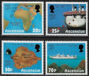Ascension #562-5 MNH Set - South Atlantic Cable Company
