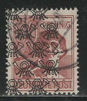 Germany AM Post Scott # 631a, used, variation o/p