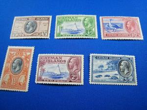 CAYMAN ISLANDS  -  SCOTT #85-90  -  MH                 (wwc3)