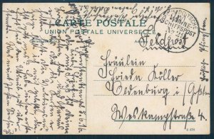 Germany WWI Turkey Navy Feldpost MSP29 SMS Goeben Cover G52934