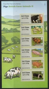 Great Britain 2012 - Pigs - British Farm Animals II - MNH Stamps self adhesives