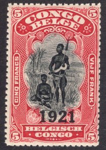 BELGIAN CONGO SCOTT 72