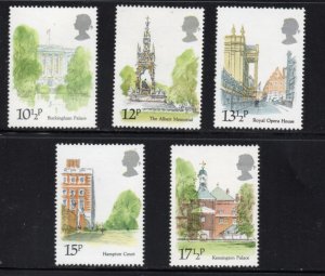 Great Britain 1980 London Landmarks stamp set mint NH