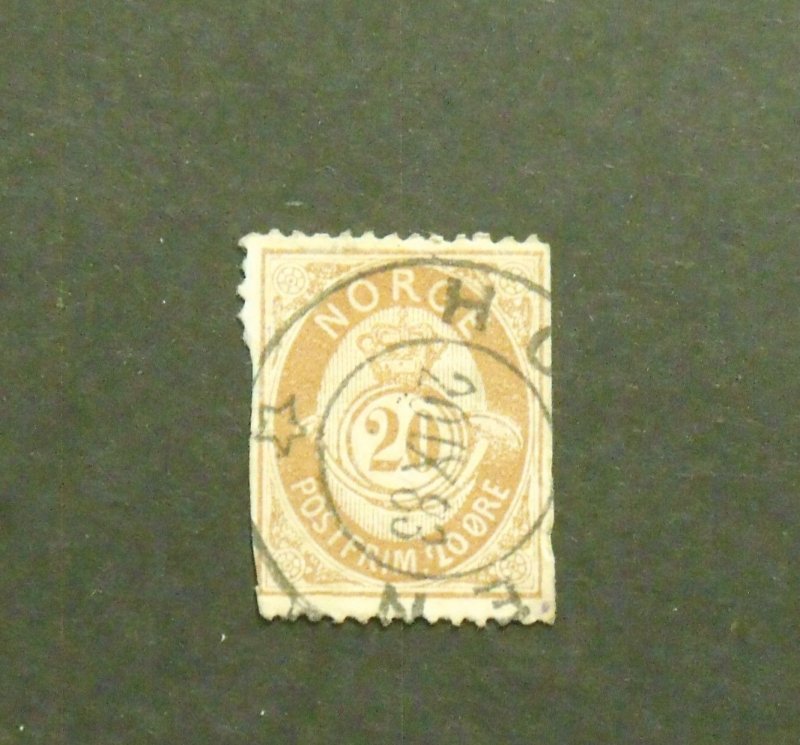 17088   NORWAY   Used # 43      faulty, trimmed                   CV$ 20.00