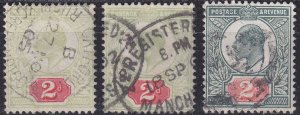 ENGLAND GREAT BRITAIN [1902] MiNr 0106 ( O/used ) [01] Farben