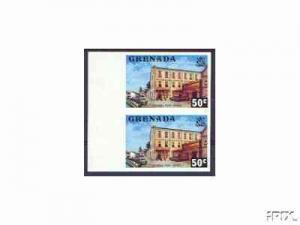 Grenada 1975 Post Office 50c unmounted mint imperforate p...