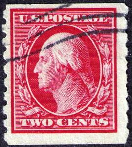 USA # 393  Used VF light  cancel on sound stamp