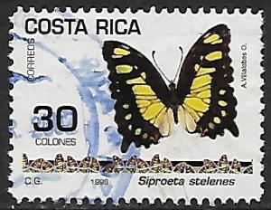 Costa Rica # 511 - Butteflies - Malachite - used.....{KBl12}