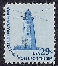 #1605V 29 cent Light, Dull Gum (1975) Stamp mint OG NH EGRADED XF 92 XXF