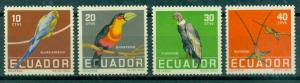 Ecuador #634-637  Mint VF LH  Scott $9.80