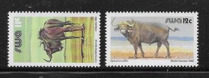 South West Africa 1984-1985 Wildebeest Animals Sc 456a-456b MNH A2978