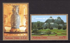 UN Geneva 329-330 Schonbrunn Palace MNH VF