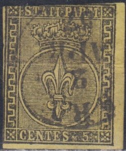 Italian States PARMA  USED  Sc # 1    Crown