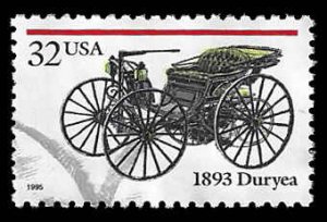 U.S. #3019 Used; 32c 1893 Duryea Auto (1995)