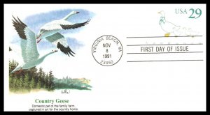 #U624 Geese Stamped Envelope – Fleetwood Cachet