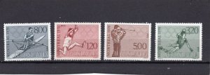 YUGOSLAVIA 1976 SUMMER OLYMPIC GAMES MONTREAL SET OF 4 STAMPS MNH