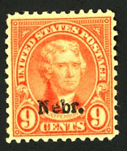 U.S. #678 MINT OG HR