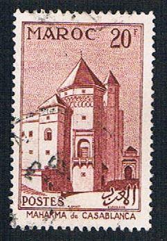 French Morocco 322 Used Court house (BP1402)