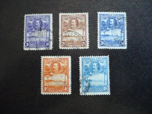 Stamps - Sierra Leone - Scott# 141,143-145,147 - Used Part Set of 5 Stamps