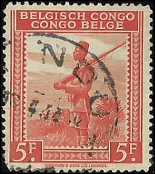 BELGIAN CONGO   #221 USED (6)